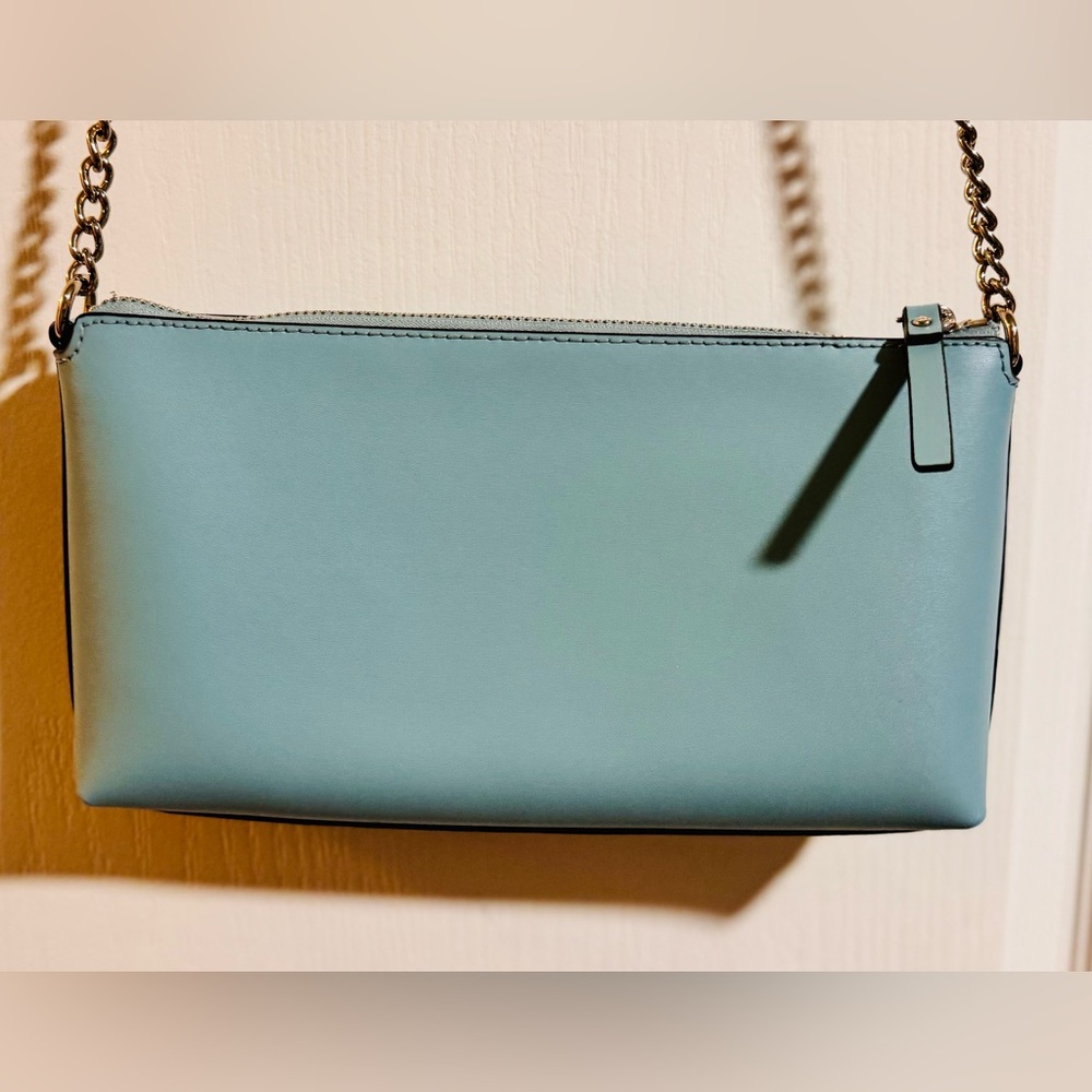 Kate Spade Blue soft Leather Crossbody Bag MSRP: $248 Like New - Picture 5 of 15